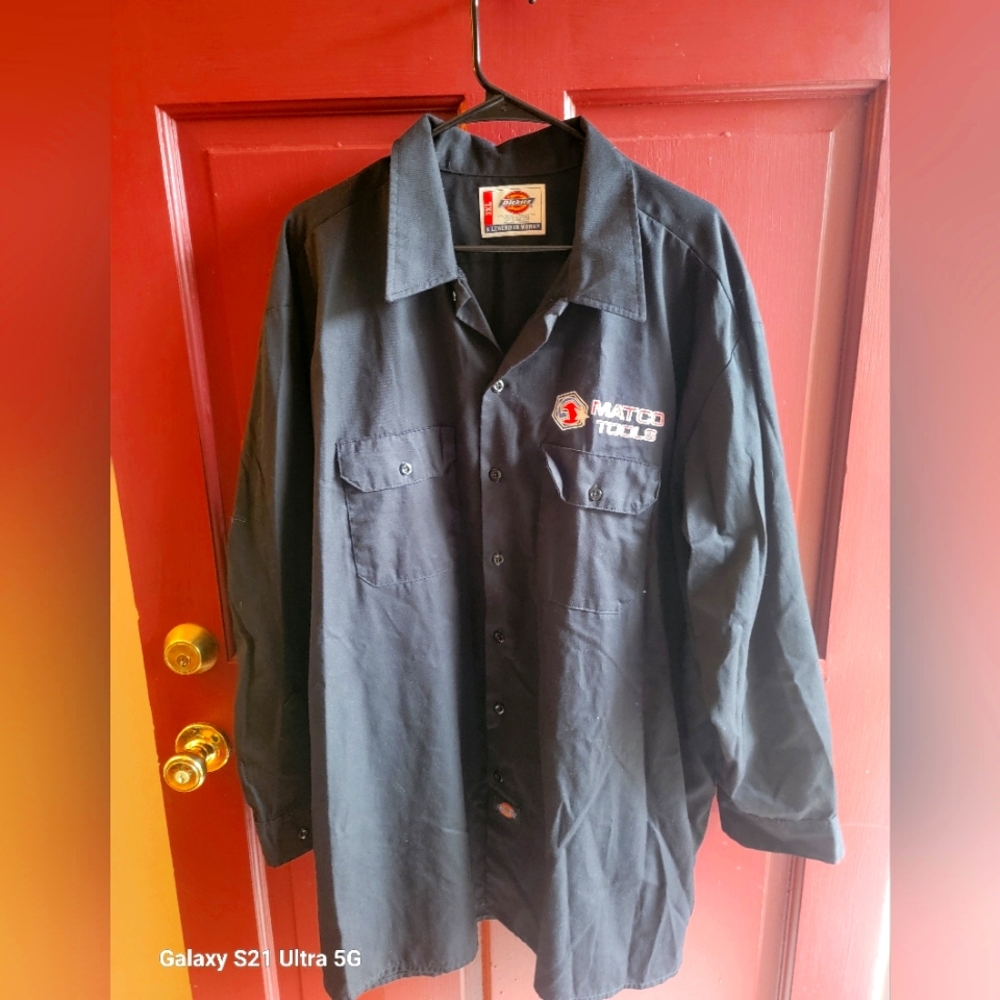 Dickies matco tools men's 3x work shirt